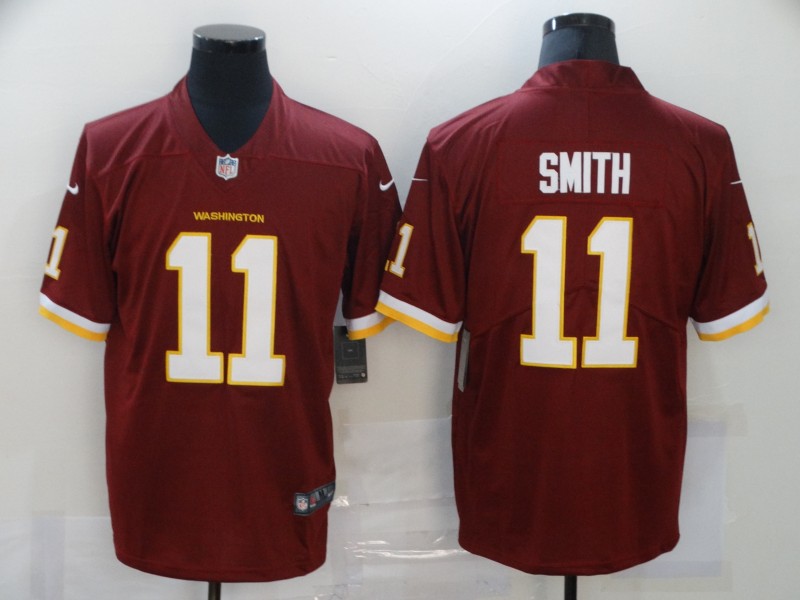 Men's Washington Commanders Alex Smith #11 Red Jersey